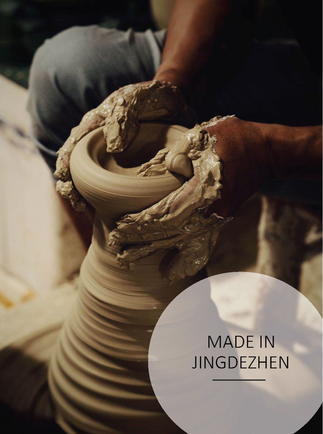Blue and white porcelain Jingdezhen